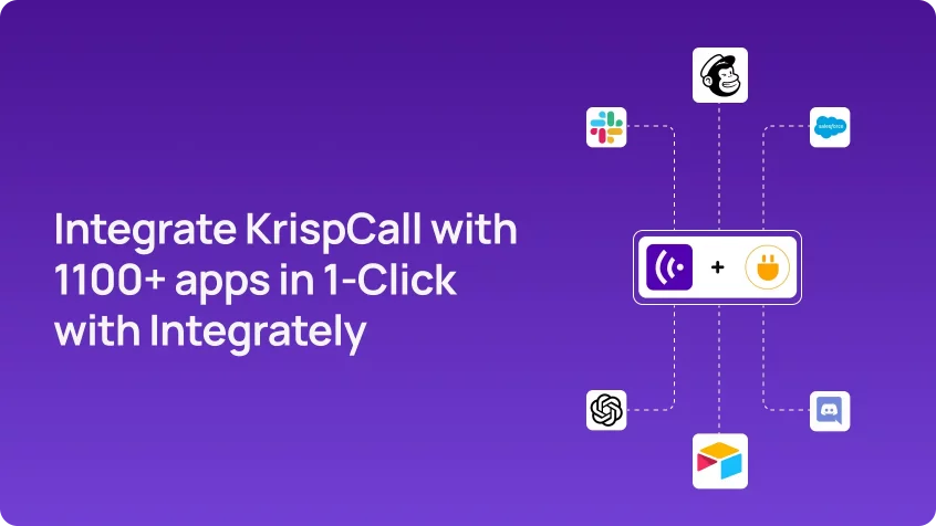 integrate krispcall with integrately
