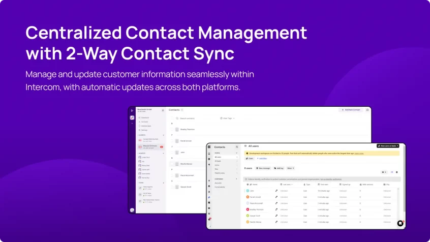 Centralized Contact Management with 2-Way Contact Sync