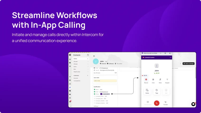 Streamline Workflows with In-App Calling