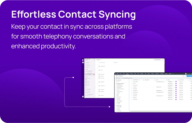 KrispCallxZoho_CRM Effortless Contact Syncing respo img