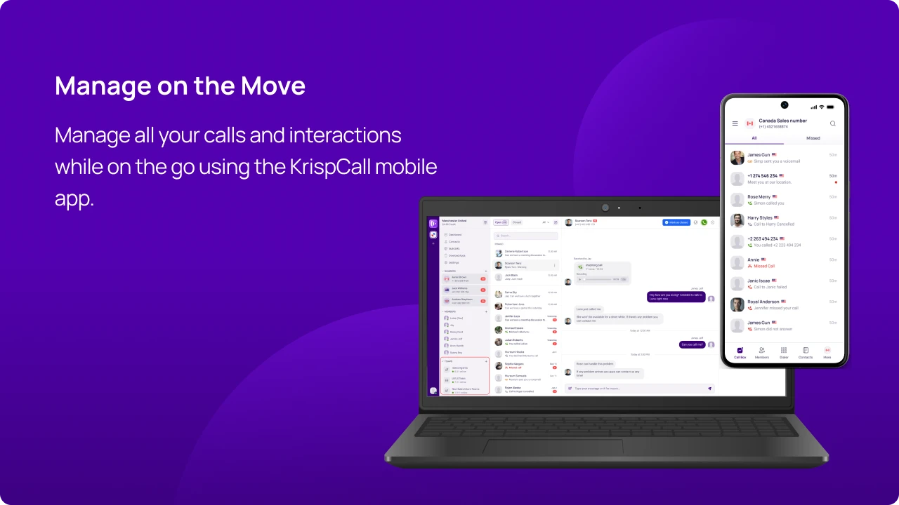 Manage on the Move KrispCallxActiveCampaign img