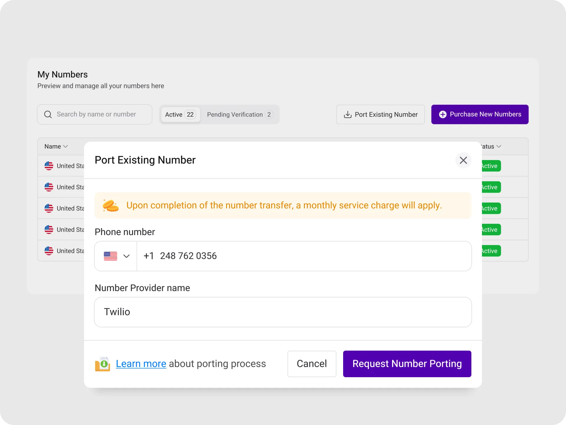Port Your Phone Number Online to Cloud