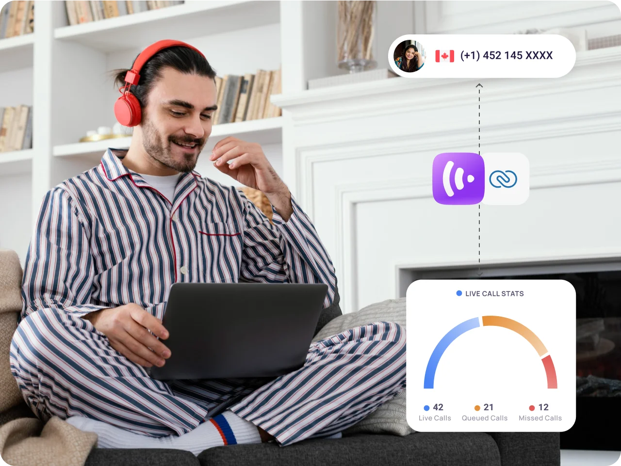 Remote Team KrispCallxZoho_CRM img