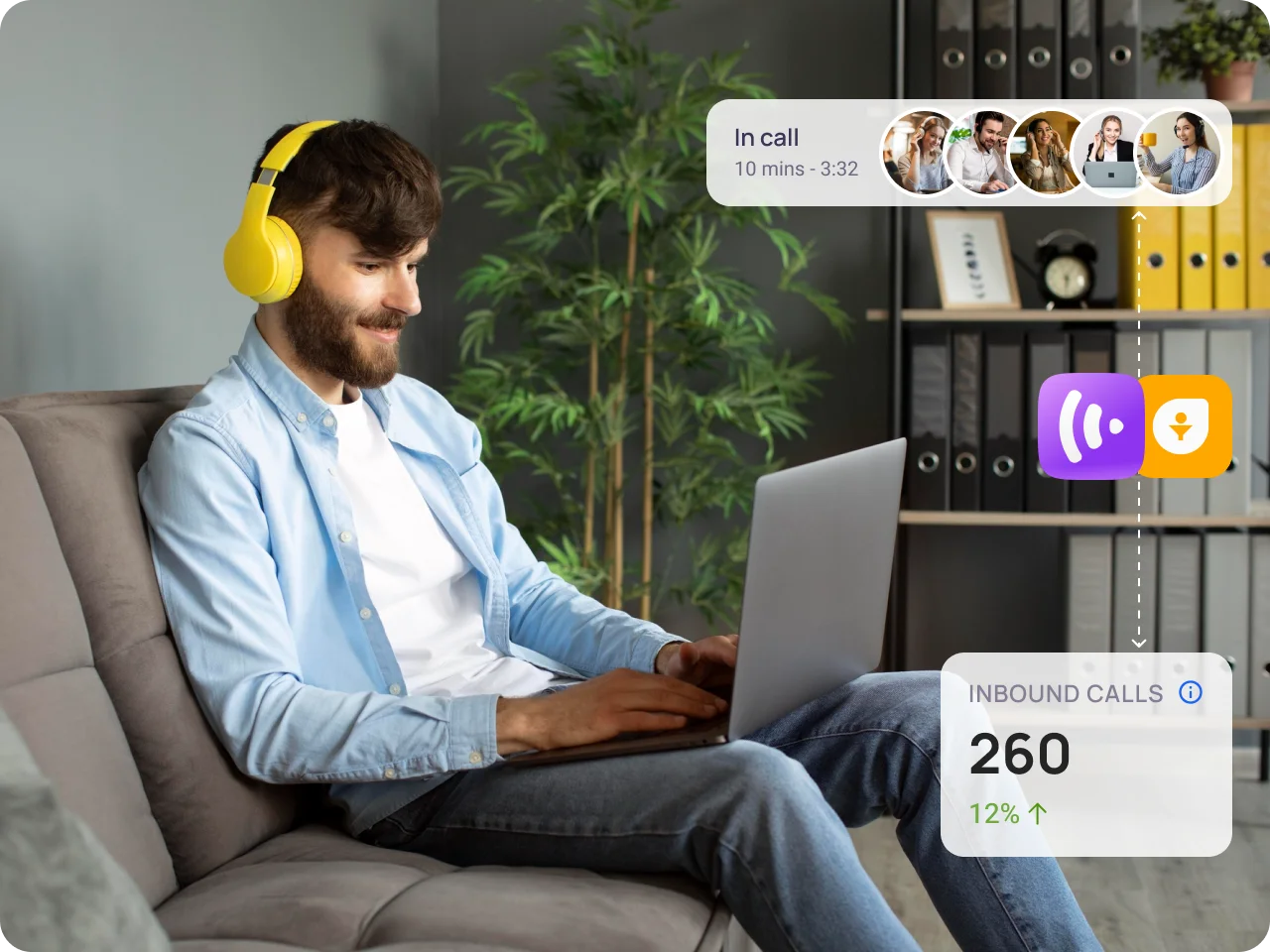 Remote Team KrispCallxFreshsales img