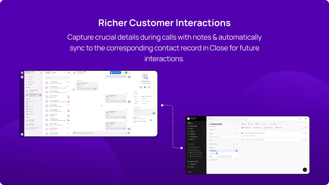 Richer Customer Interactions KrispCallxClose img