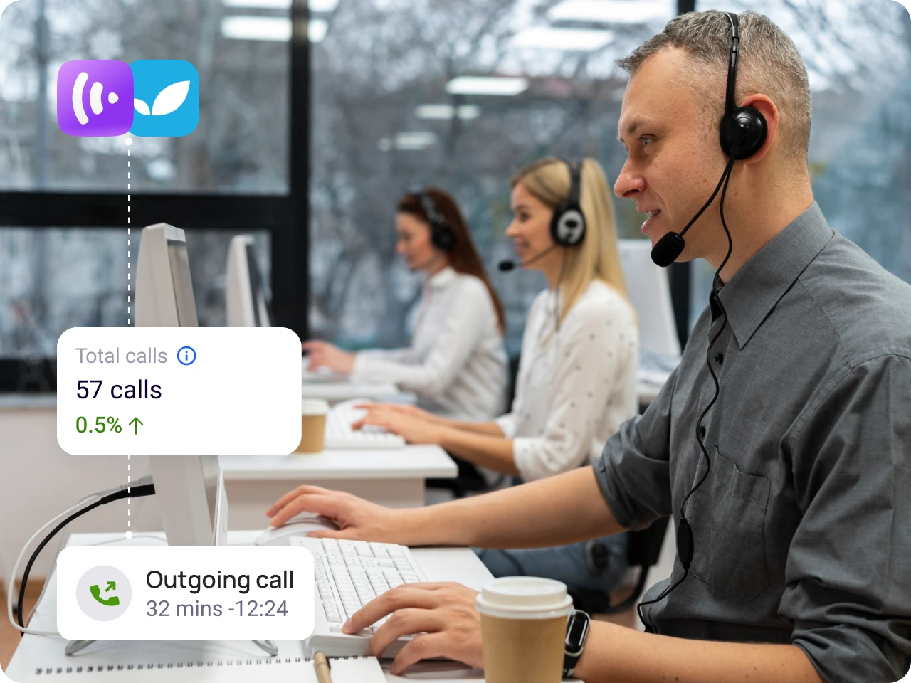 Sales Team KrispCallxApptivo img