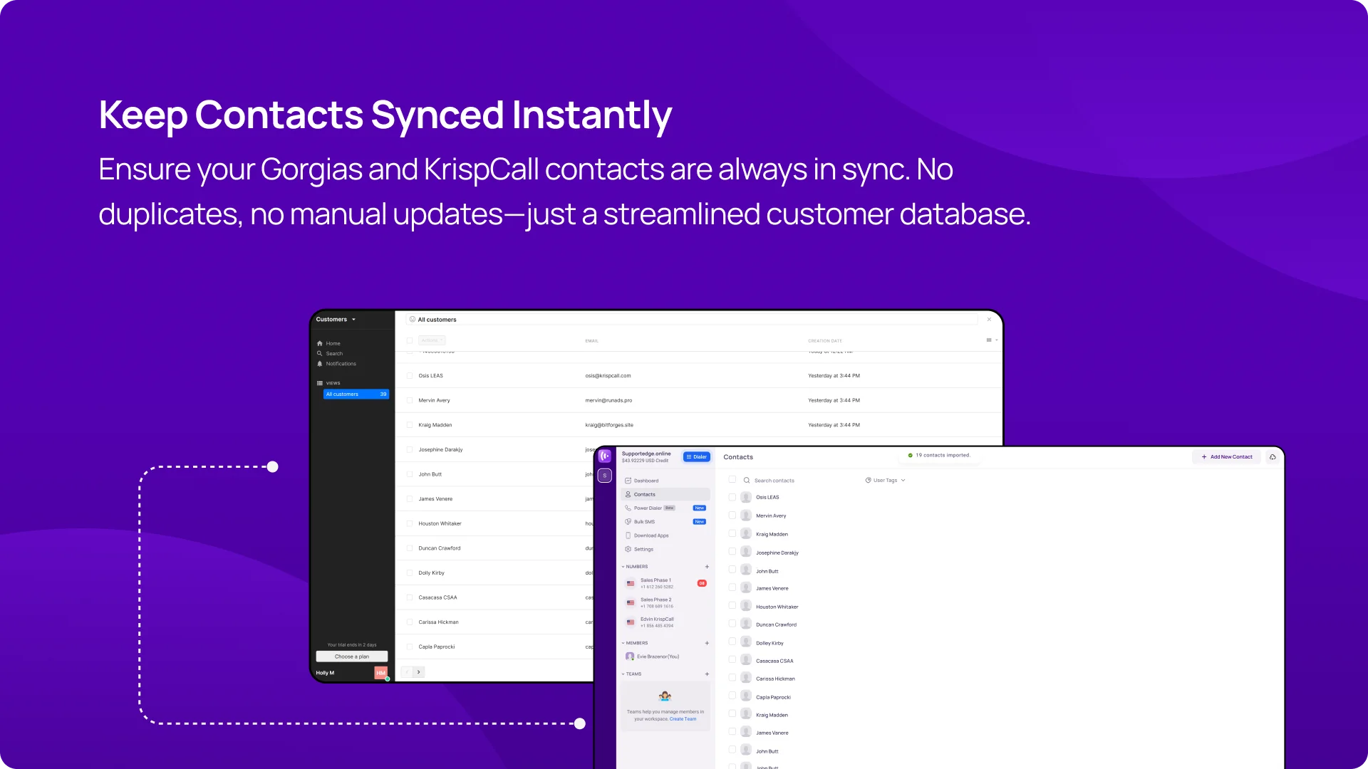 Keep Contacts Synced Instantly