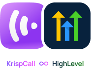 KrispCallxHighLevel respo img