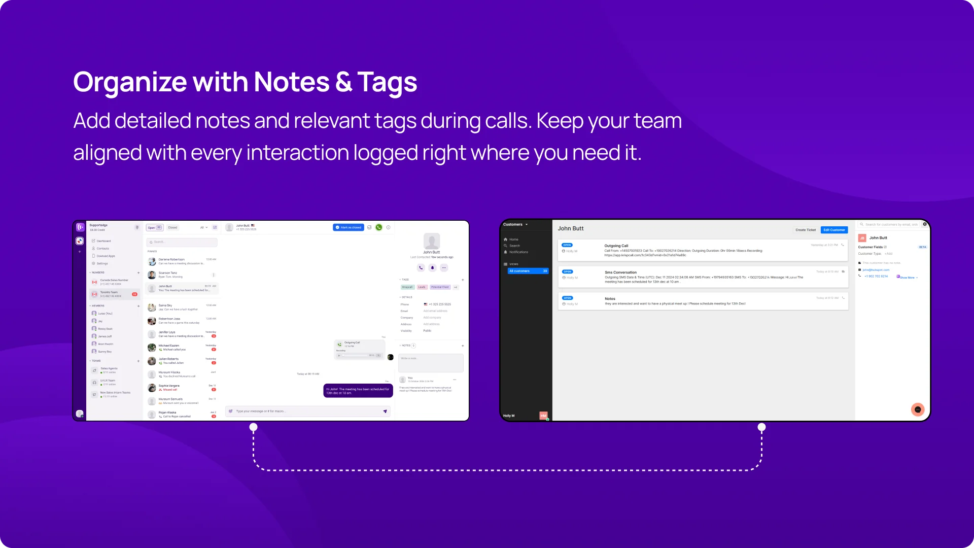 Organize with Notes & Tags
