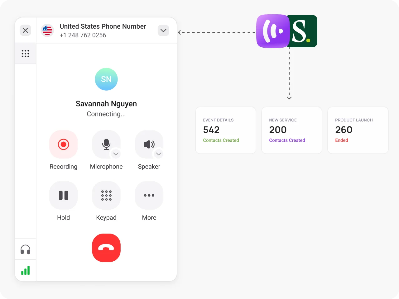 Automates lead and contact management within Salesloft CRM, simplifying workflows.