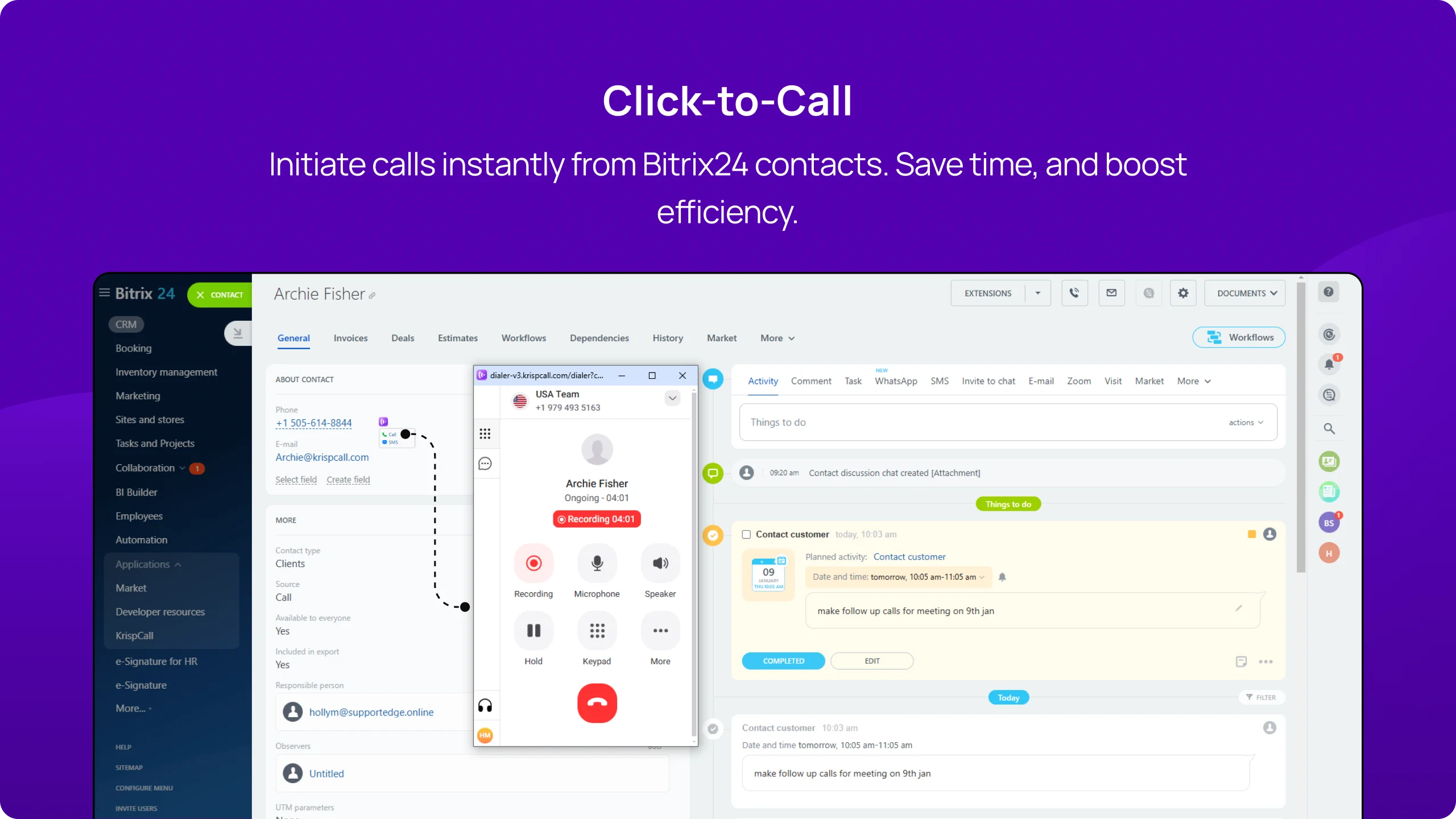 Bitrix24 integration overview 1