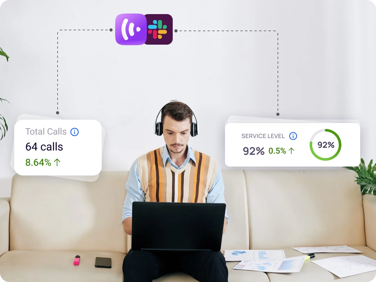 Centralizes communication, allowing remote team members to make calls and collaborate on projects from any location.