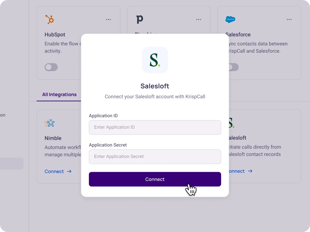 Sign in to your Salesloft account