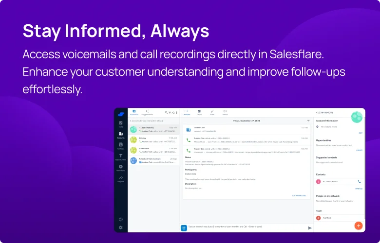 KrispCall x Salesflare integrate mobile (3)