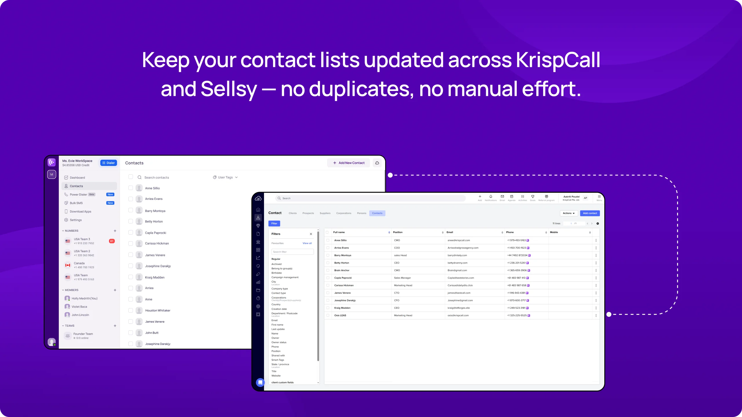 2Sellsy Integration Overview