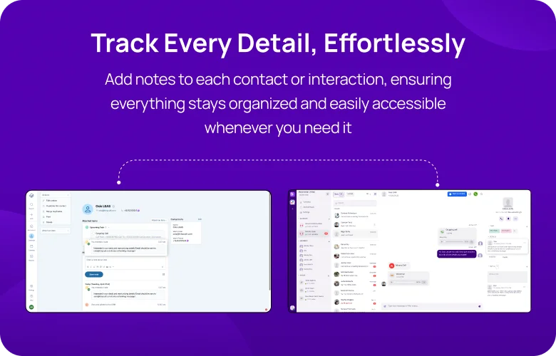 4Less annoying CRM Integration Overview Mobile