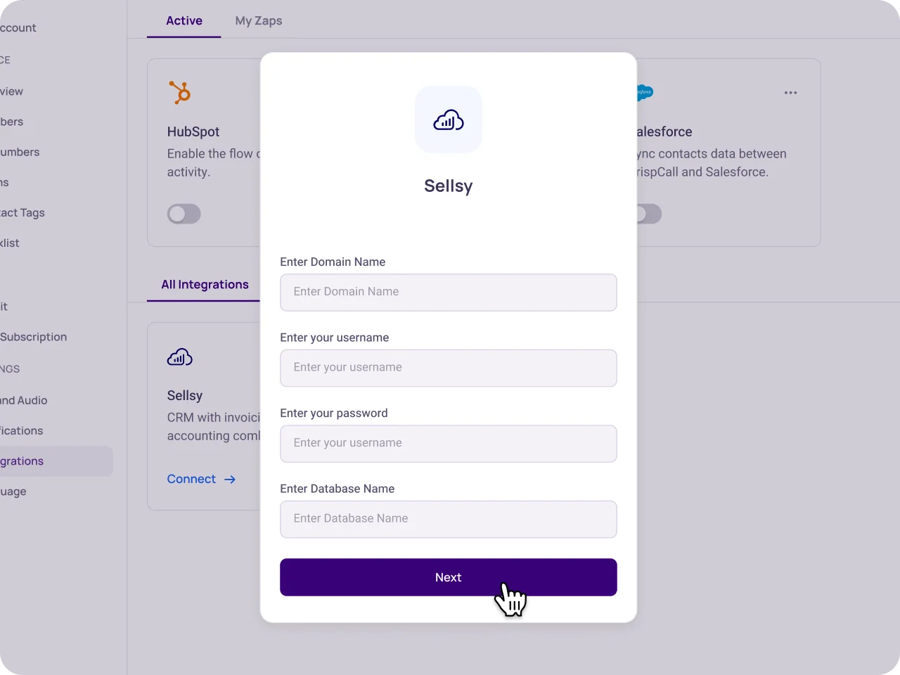 integrate sellsy with krispcall easily with our guide2