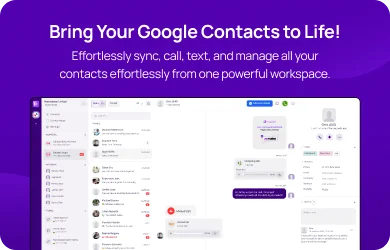 Bring Your Google Contacts to Life
