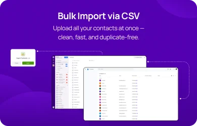 Bulk Import via CSV Google Contacts