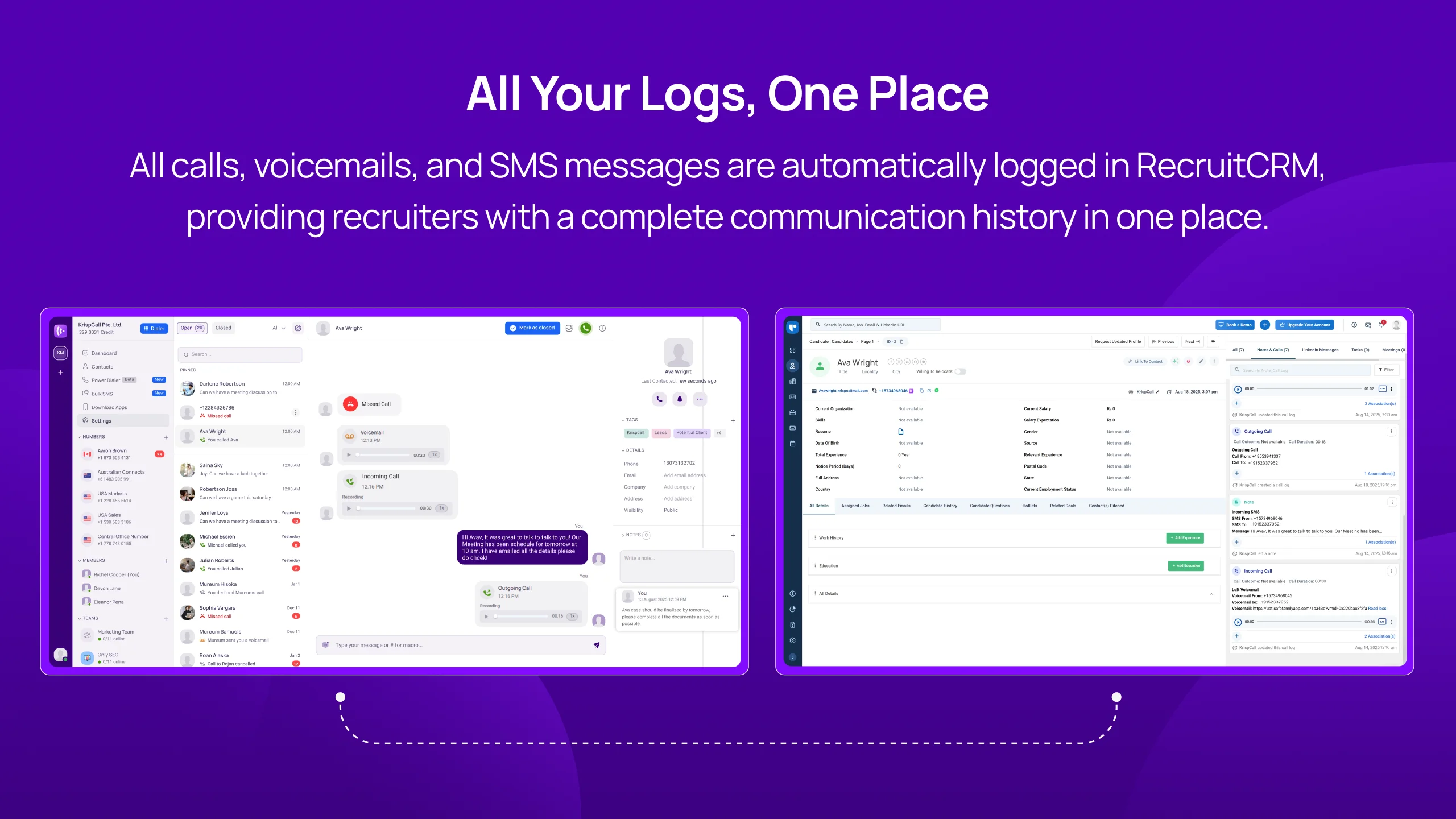 desktop Recruit CRM Integration Overview5