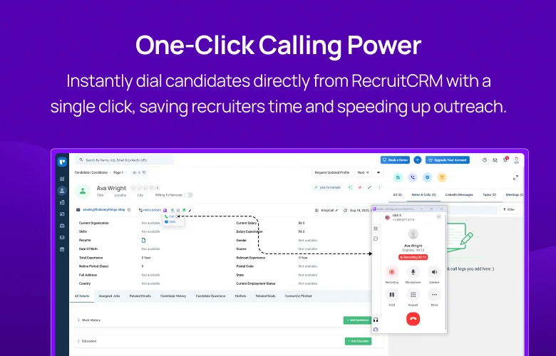 mobile Recruit CRM Integration Overview1