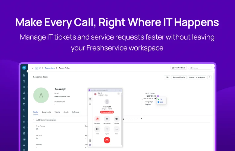 Freshservice Integration Overview mobile1